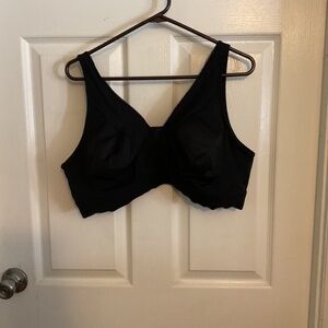 Jockey Forever Fit Full Coverage Lace Black Bra